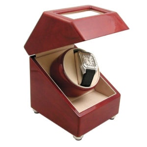 Single Automatic Wooden Rotating Watch Winder