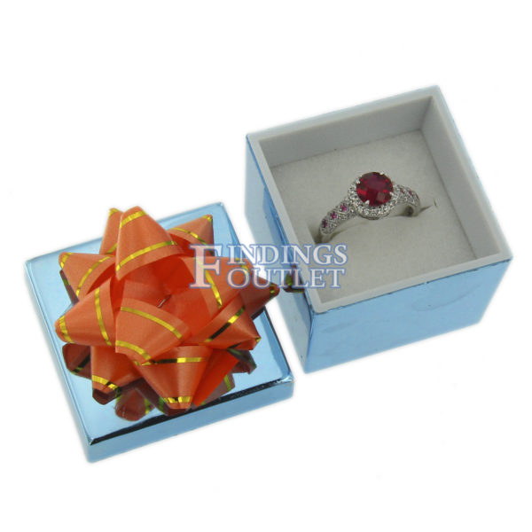 Shiny Metallic Present Ring Boxes Color 7