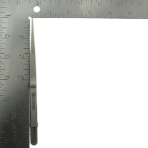 Dumont Medium Point Locking Stainless Steel Diamond Tweezer Measurement