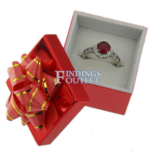 Shiny Metallic Present Ring Boxes Color 8
