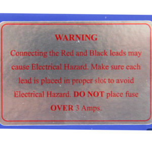30 Amp Rhodium Electroplating Rectifier Machine Warning