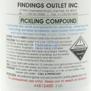 Pro-Craft Pickling Compound Label