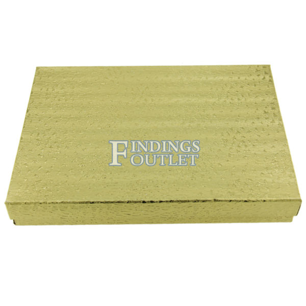 7" x 5" Gold Cotton Filled Gift Box Side