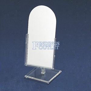 Countertop Adjustable Glass Mirror Retail Jewelry Makeup Stand Angle