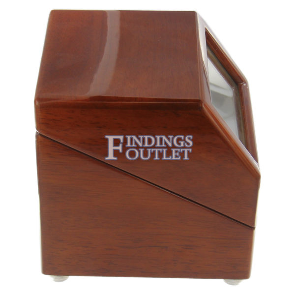 Single Automatic Wooden Rotating Watch Winder Side