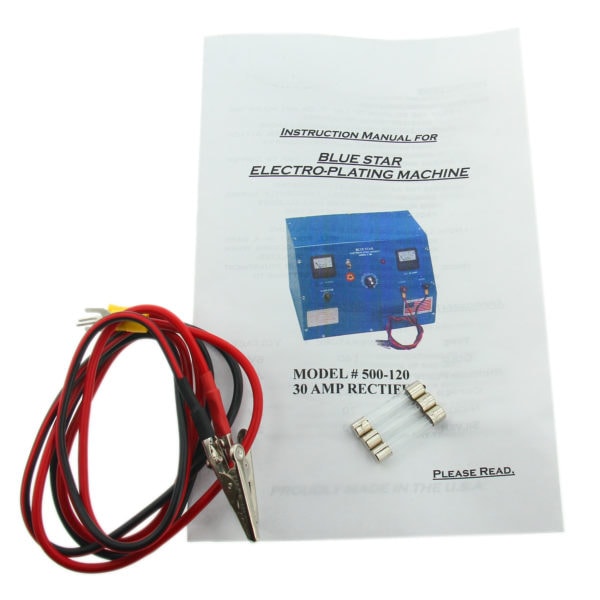 30 Amp Rhodium Electroplating Rectifier Machine Lead Manual