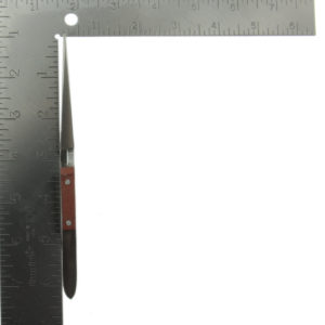 Straight Cross Locking Fiber Grip Soldering Tweezer Measurement