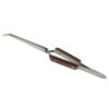 Curved Cross Locking Fiber Grip Soldering Tweezer