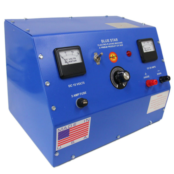 30 Amp Rhodium Electroplating Rectifier Machine Angle