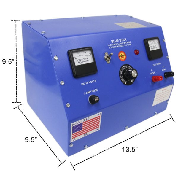 30 Amp Rhodium Electroplating Rectifier Machine Measurement