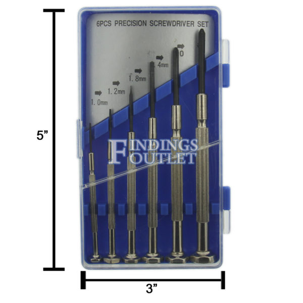 Combo Mini Screwdriver Set Measurement