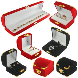 Velvet Treasure Chest Jewelry Boxes