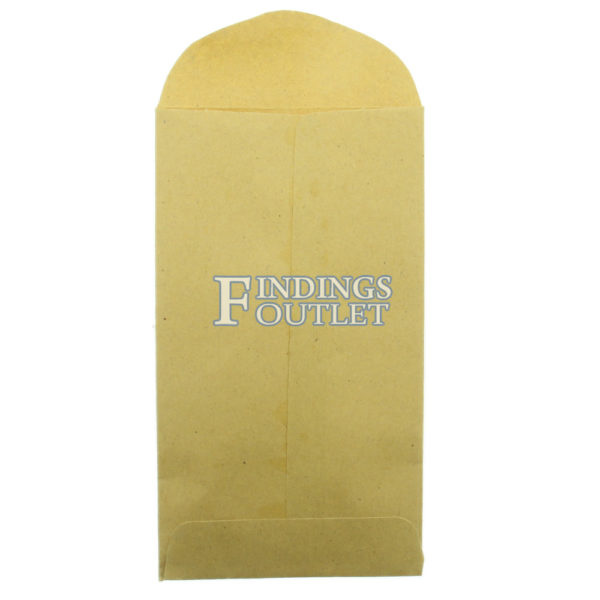 Brown Kraft Coin Envelope Back