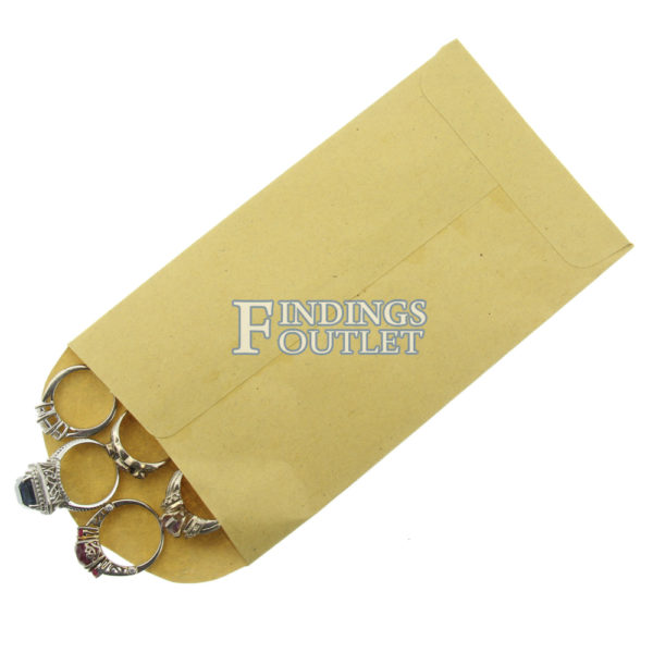 Brown Kraft Coin Envelope Stuffed