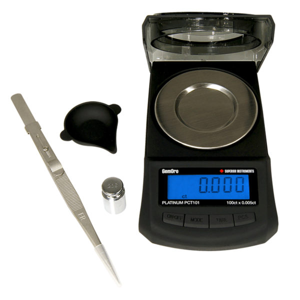 GemOro PCT101 Portable Premium Diamond Carat 100ct Scale Everything