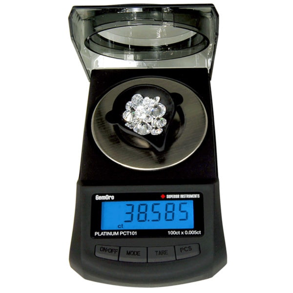 GemOro PCT101 Portable Premium Diamond Carat 100ct Scale Only Scale