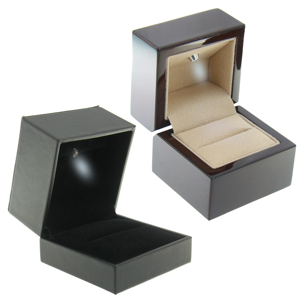 Lighted Ring Boxes - Findings Outlet