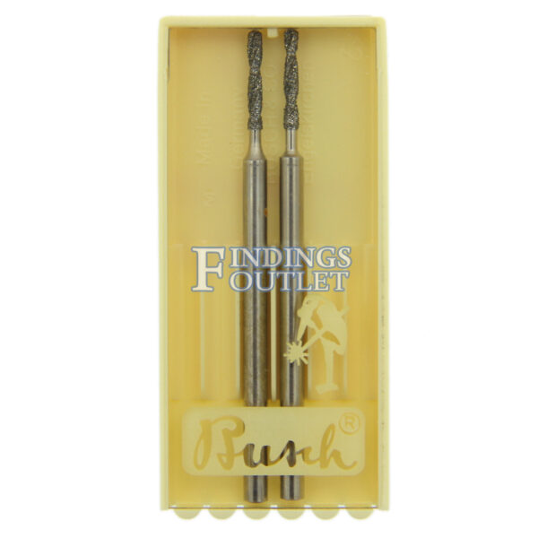 Busch Diamond Twist Drill Figure 439 Pack of 2 Jewelry Twist Drills 008-015 Made In Germany Pack