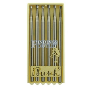 Busch Inverted Cone Carbide Bur Figure 3 Pack of 6 Jewelry Burs 008-018 Made In Germany Pack