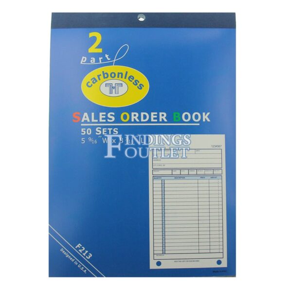 Retail Sales Receipt Order Book Front