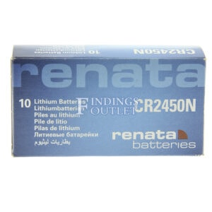 Renata CR2450 Watch Battery 3V Lithium Swiss Made Cell Box Side
