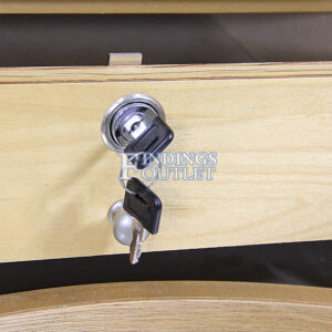 Hardwood Jewelers Workbench With Three Drawers Lock