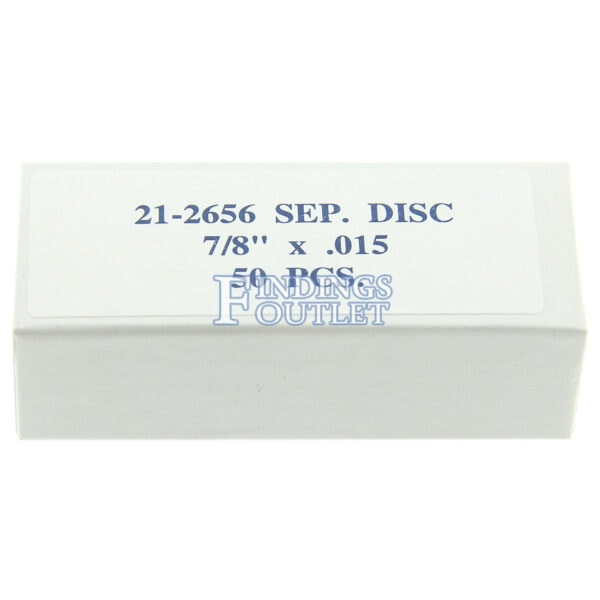 Thin Separating Discs Box Of 50 7/8" x 0.015" Box