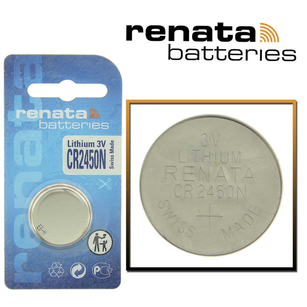 Renata CR2450 Watch Battery 3V Lithium Swiss Made Cell - Findings