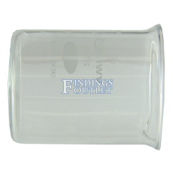 250ML VWR Low Form Griffin Glass Side