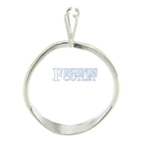 Diamond Gemstone Holder Ring Display Adjustable Prong Silver Tone Jewelry Tool Straight
