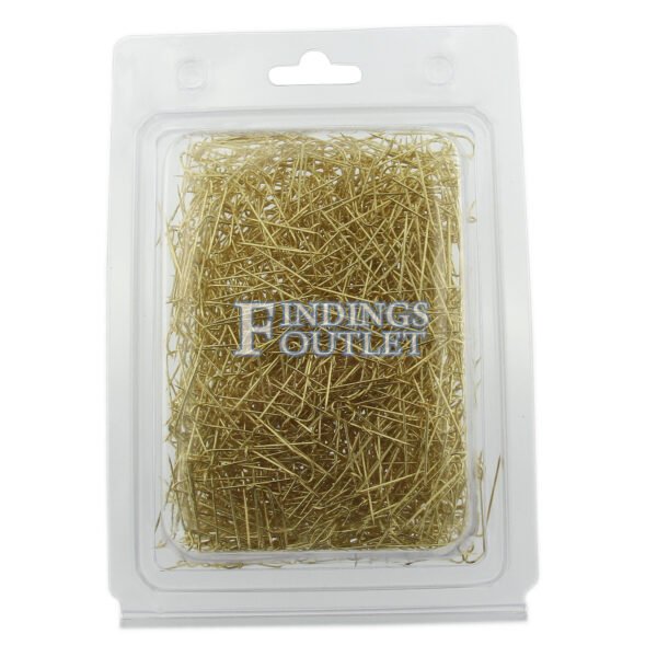 Gold Tone U-Pins Pack Of 1000 Box Straight