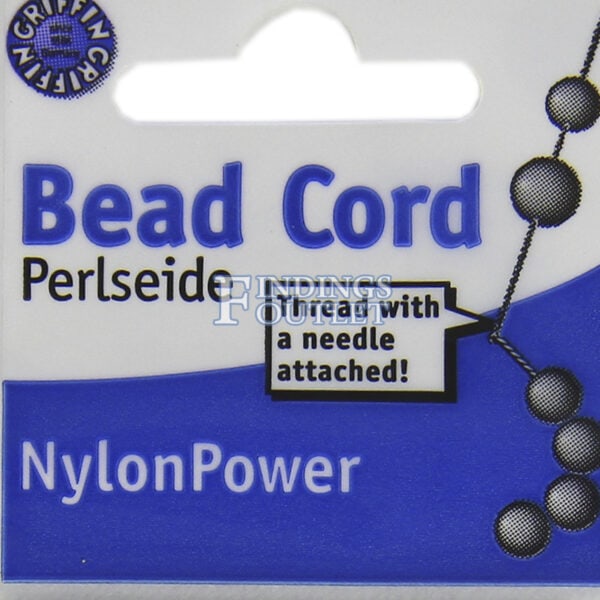 Griffin Nylon Pearl Bead Stringing Cord Size #2 Zoom Pack