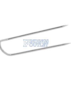 Silver Tone U-Pins Pack Of 1000 Side