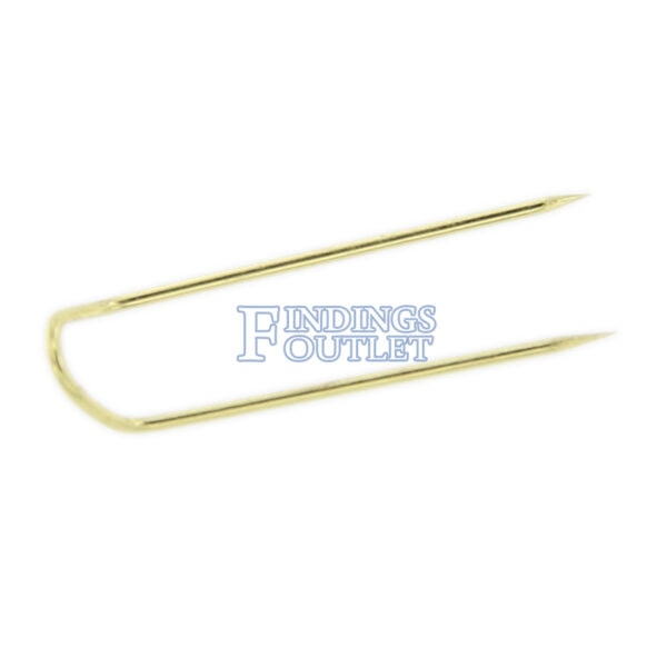Gold Tone U-Pins Pack Of 1000 Side