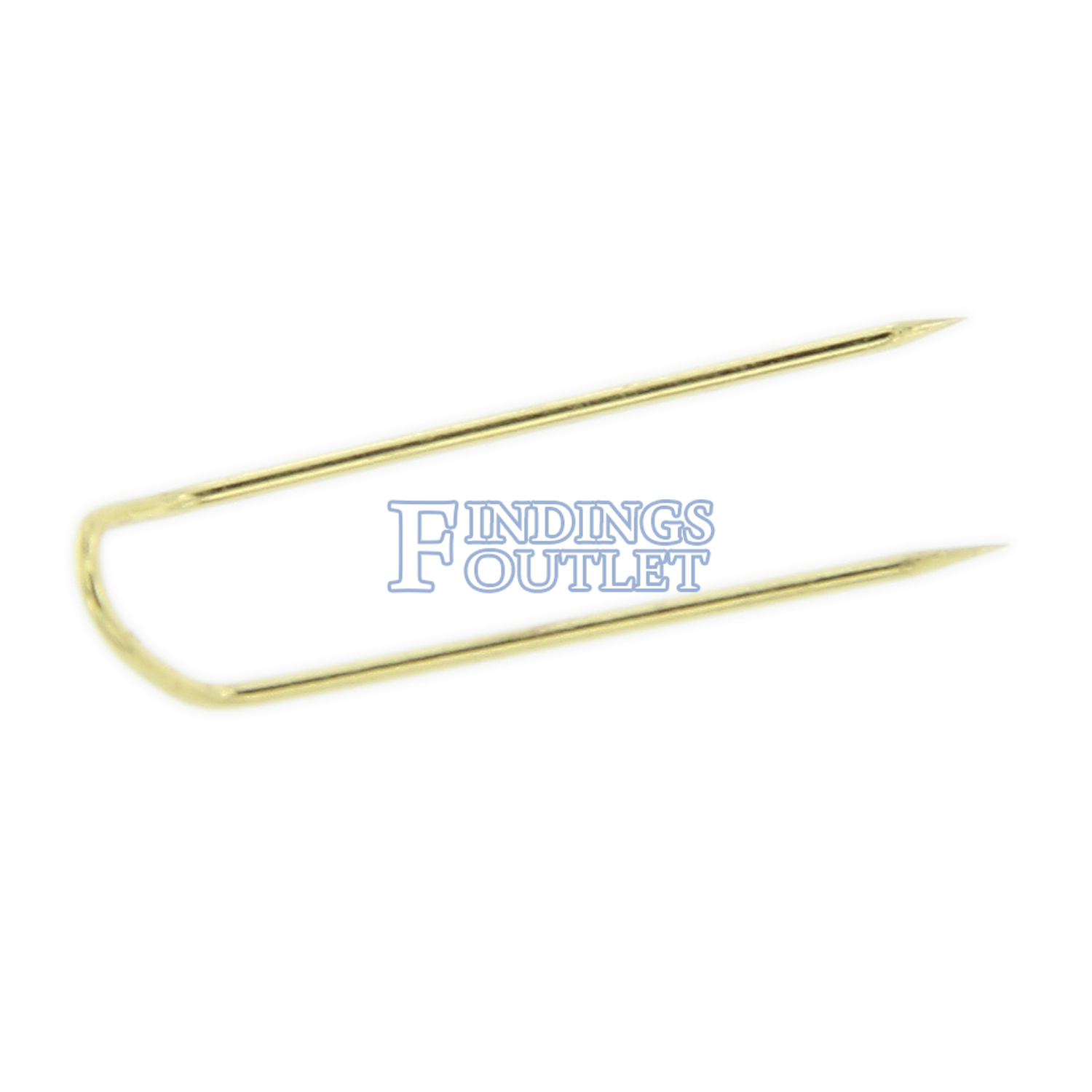 Gold Tone U-Pins Pack Of 1000