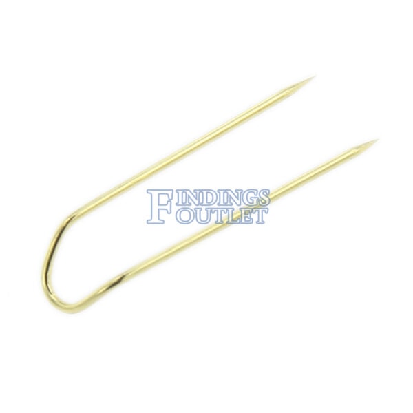 Gold Tone U-Pins Pack Of 1000 Angle