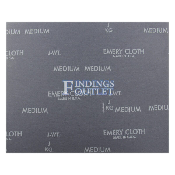 Norton Medium Emery Cloth Sheet Back