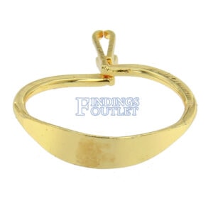 Diamond Gemstone Holder Ring Display Adjustable Prong Gold Tone Jewelry Tool Reverse