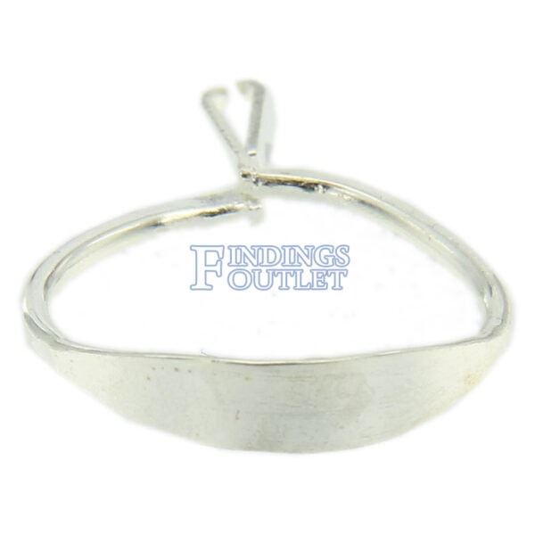 Diamond Gemstone Holder Ring Display Adjustable Prong Silver Tone Jewelry Tool Reverse