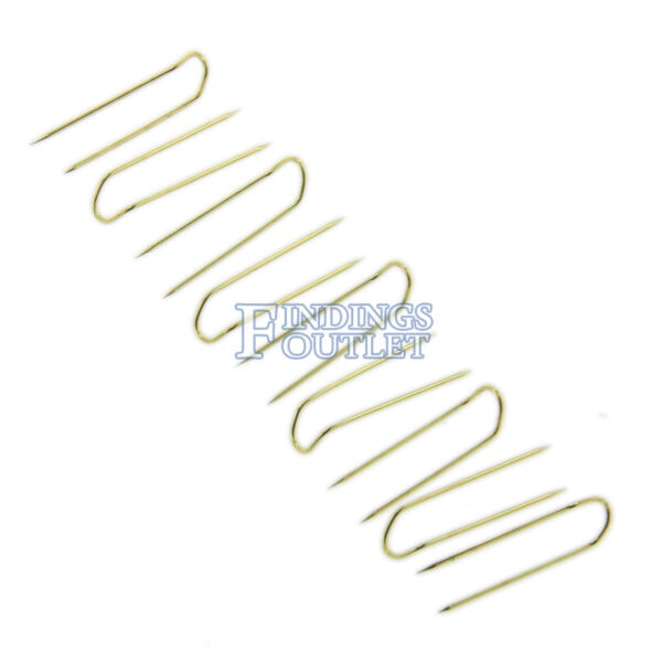 Gold Tone U-Pins Pack Of 1000 Bunch