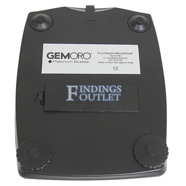 GemOro Professional Series Extra Precision Digital Countertop Scale Back
